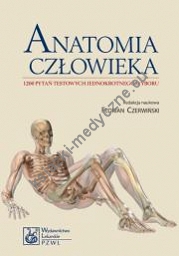 Anatomia człowieka 1200 pytań testowych jednokrotnego wyboru.