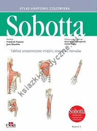 Sobotta Tablice anatomiczne mięśni, stawów i nerwów. Angielskie mianownictwo.
