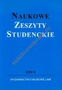 Naukowe Zeszyty Studenckie 5 / 2013