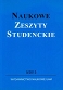 Naukowe Zeszyty Studenckie 5 / 2013