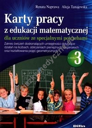 Karty pracy z edukacji matematycznej dla uczniów ze specjalnymi potrzebami Część 3