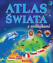 Atlas świata z naklejkami