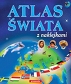 Atlas świata z naklejkami