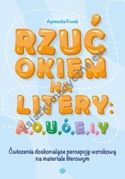 Rzuć okiem na litery: A, O, U, Ó, E, I, Y