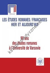 Les études romanes Françaises hier et aujourd`hui. 90 ans des études romanes  l`Université de Var