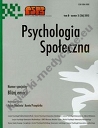 Psychologia społeczna t8 3(26) 2013