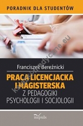 Praca licencjacka i magisterska z pedagogiki, psychologii i socjologii