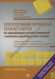 Dostosowanie wymagań edukacyjnych