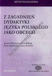 Z zagadnień dydaktyki języka polskiego jako obcego