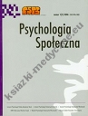 Psychologia społeczna numer 1 (1)2006