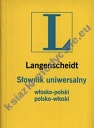 Słownik uniwersalny włosko-pol pol-wł Langen
