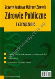 Zdrowie Publiczne i Zarządzanie tom 6 nr 1-2/2008