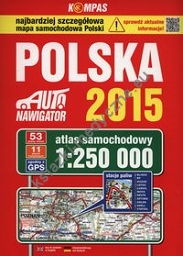 Polska Atlas samochodowy 1:250 000