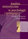 Analiza statystyczna w psychologii i pedagogice