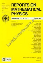 Reports on Mathematical Physics 75/1 2015 kraj