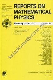 Reports on Mathematical Physics 82/1