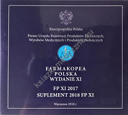  [PENDRIVE] Farmakopea Polska wydanie XI (FPXI 2017) Suplement 2018 FP XI - wersja na PENDRIVE