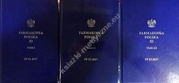 Farmakopea Polska wydanie XI (FPXI 2017) - 1 kpl (3 tomy) książki