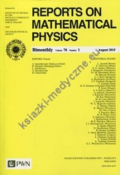Reports on Mathematical Physics 76 2015 kraj