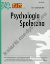 Psychologia Społeczna  8(27) 2013