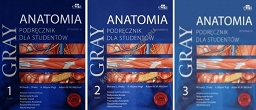 Anatomia Gray Podręcznik dla studentów Promocja komplet Tom 1-3
