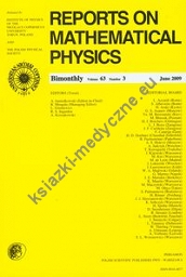 Reports on Mathematical Physics 63/3 2009 Perg