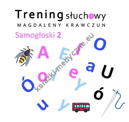 Książeczka-harmonijka "Samogłoski 2". Trening słuchowy Magdaleny Krawczun