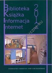 Biblioteka książka informacja Internet 2012