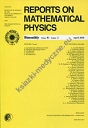 Reports on Mathematical Physics 81/2 Pergamon