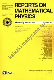 Reports on Mathematical Physics 92/1