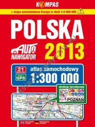 Polska Atlas samochodowy 1:300 000