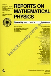 Reports on Mathematical Physics 72/3