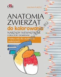 Anatomia zwierząt do kolorowania Narządy wewnętrzne i gruczoły dokrewne