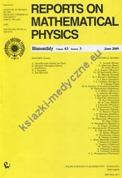 Reports on Mathematical Physics 79/3 2009