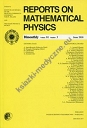 Reports on Mathematical Physics 81/3 Pergamon