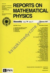 Reports on Mathematical Physics 79/1 2017