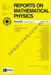 Reports on Mathematical Physics 84/2